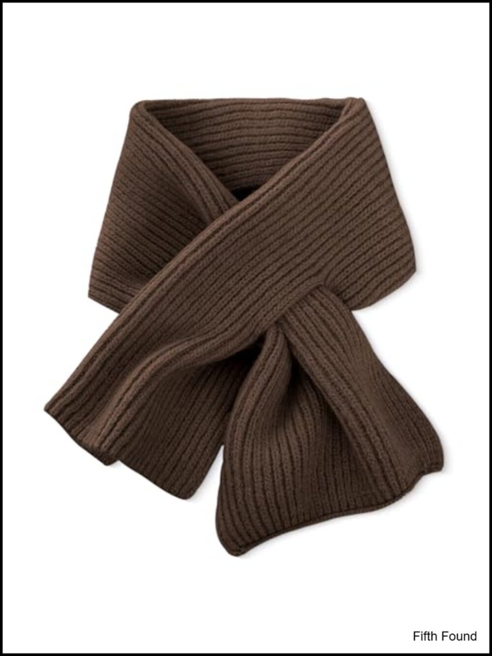 Unisex Thick Knit Scarf Extra Warm Insert Buckle Winter Neck Wrap